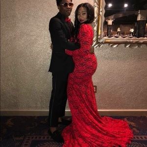 Custom made prom dress